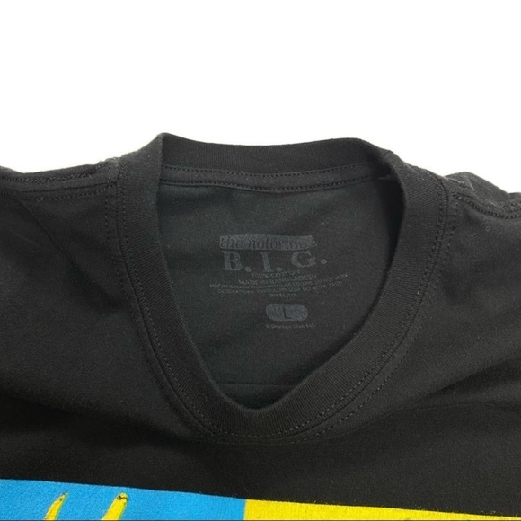 THE Notorious B.I.G Biggie Pop Color King Oversized T-Shirt In Black Size L - Picture 5 of 8